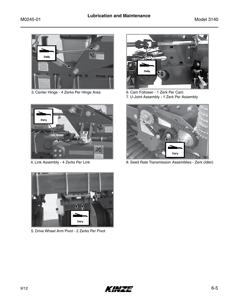 Kinze 3140 Stack Fold Planter Rev. 7/14 User Manual | Page 111 / 150