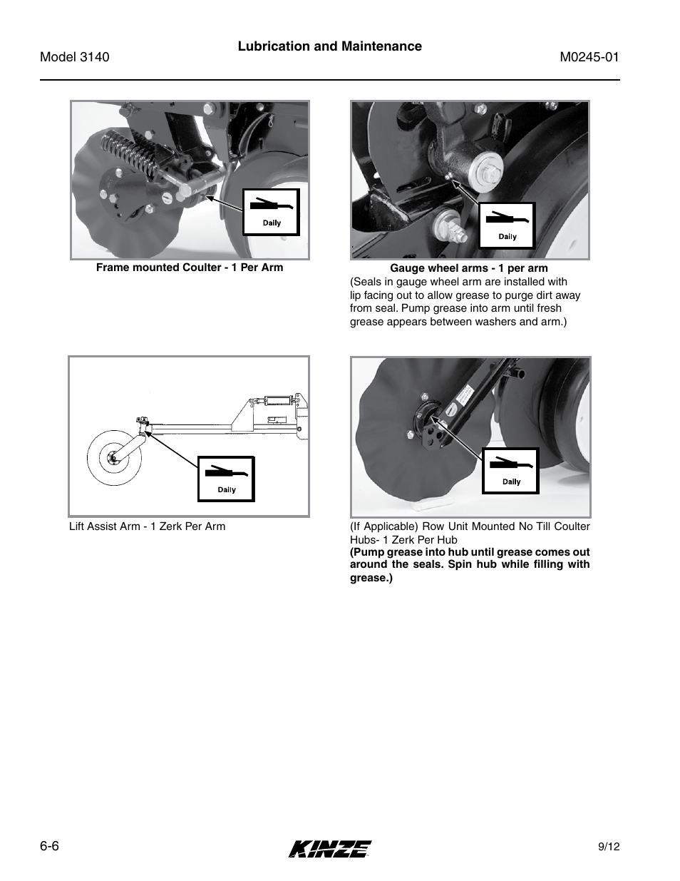 Kinze 3140 Stack Fold Planter Rev. 7/14 User Manual | Page 112 / 150