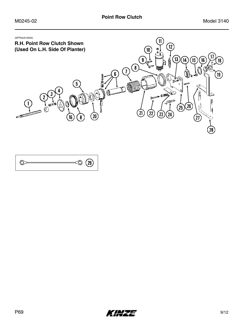 Point row clutch | Kinze 3140 Stack Fold Planter Rev. 5/14 User Manual | Page 72 / 136