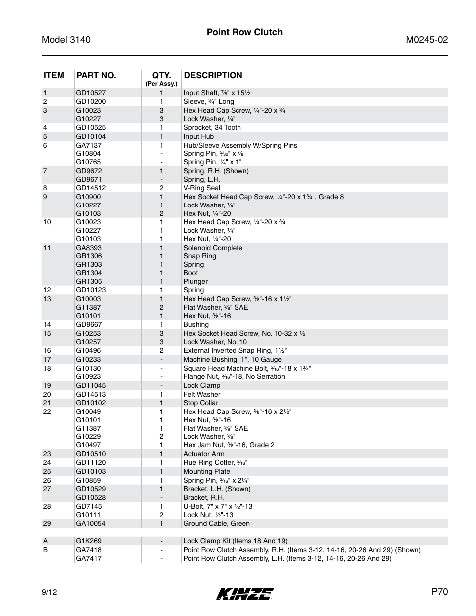 Kinze 3140 Stack Fold Planter Rev. 5/14 User Manual | Page 73 / 136