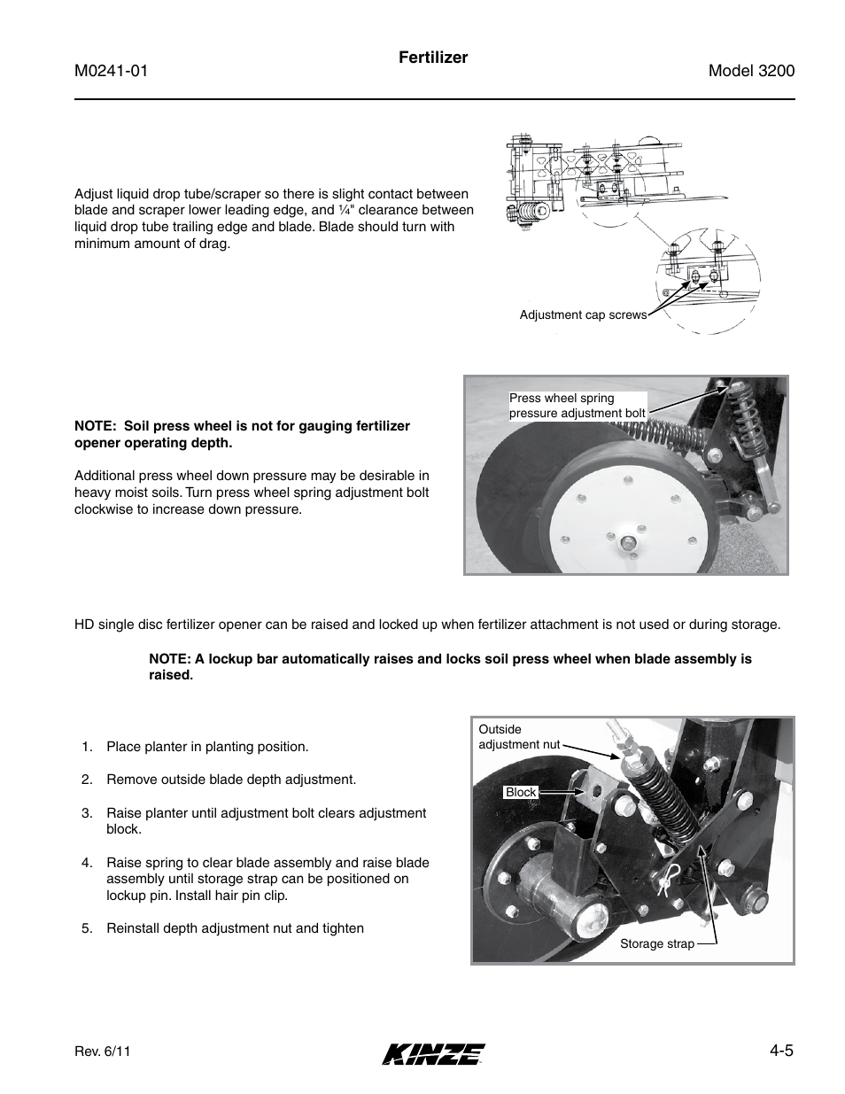 Kinze 3200 Wing-Fold Planter Rev. 7/14 User Manual | Page 63 / 192