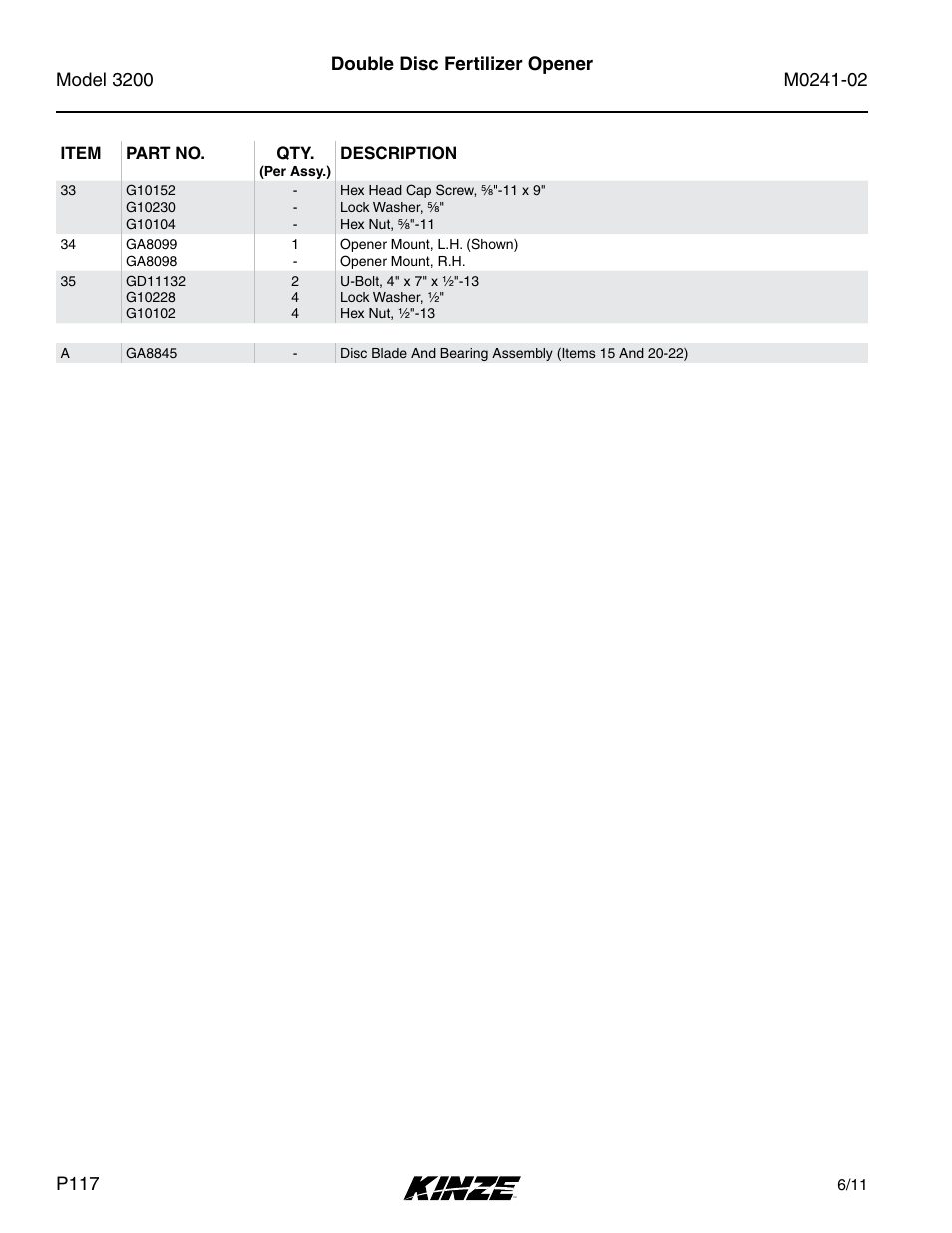 Kinze 3200 Wing-Fold Planter Rev. 5/14 User Manual | Page 120 / 166