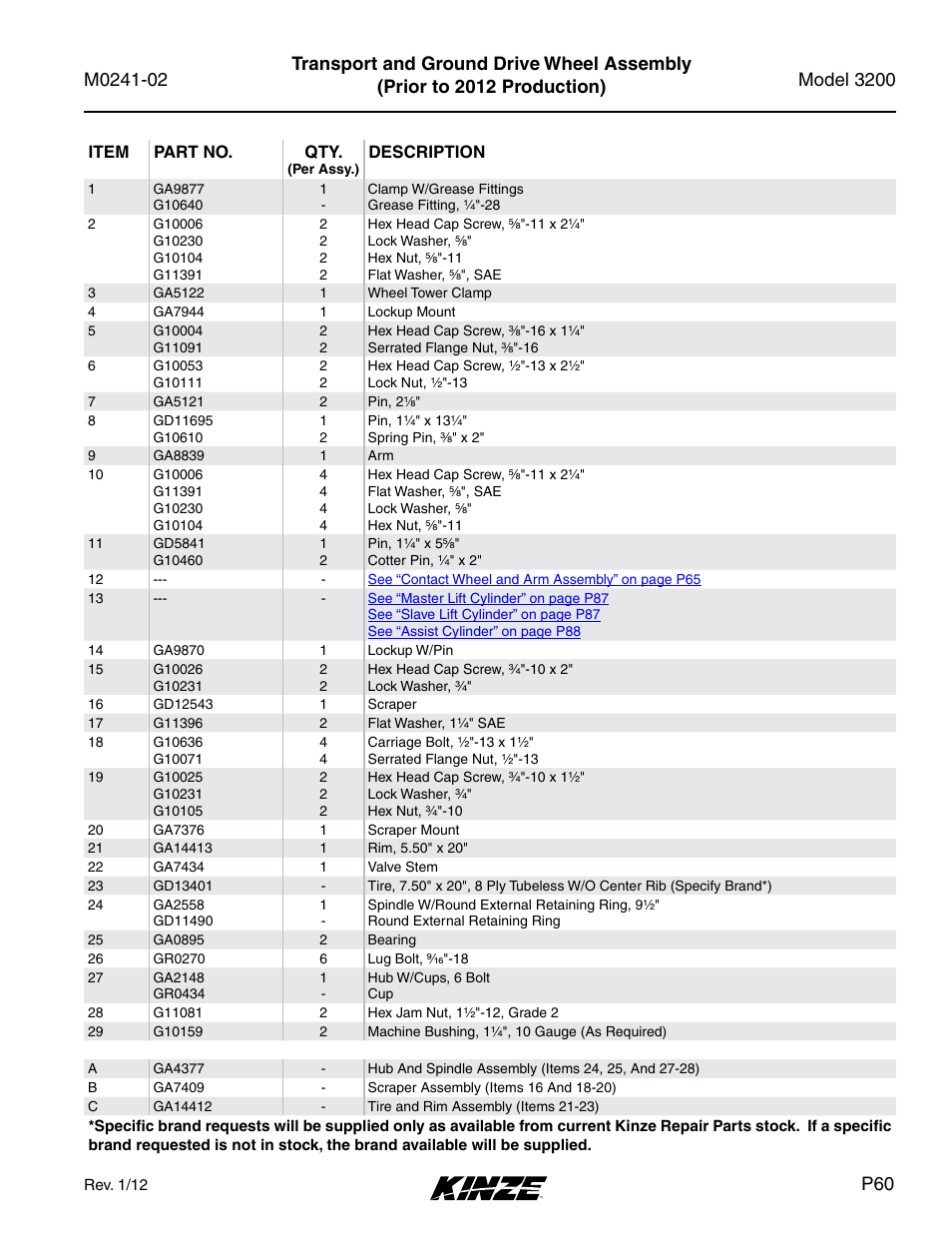 Kinze 3200 Wing-Fold Planter Rev. 5/14 User Manual | Page 63 / 166