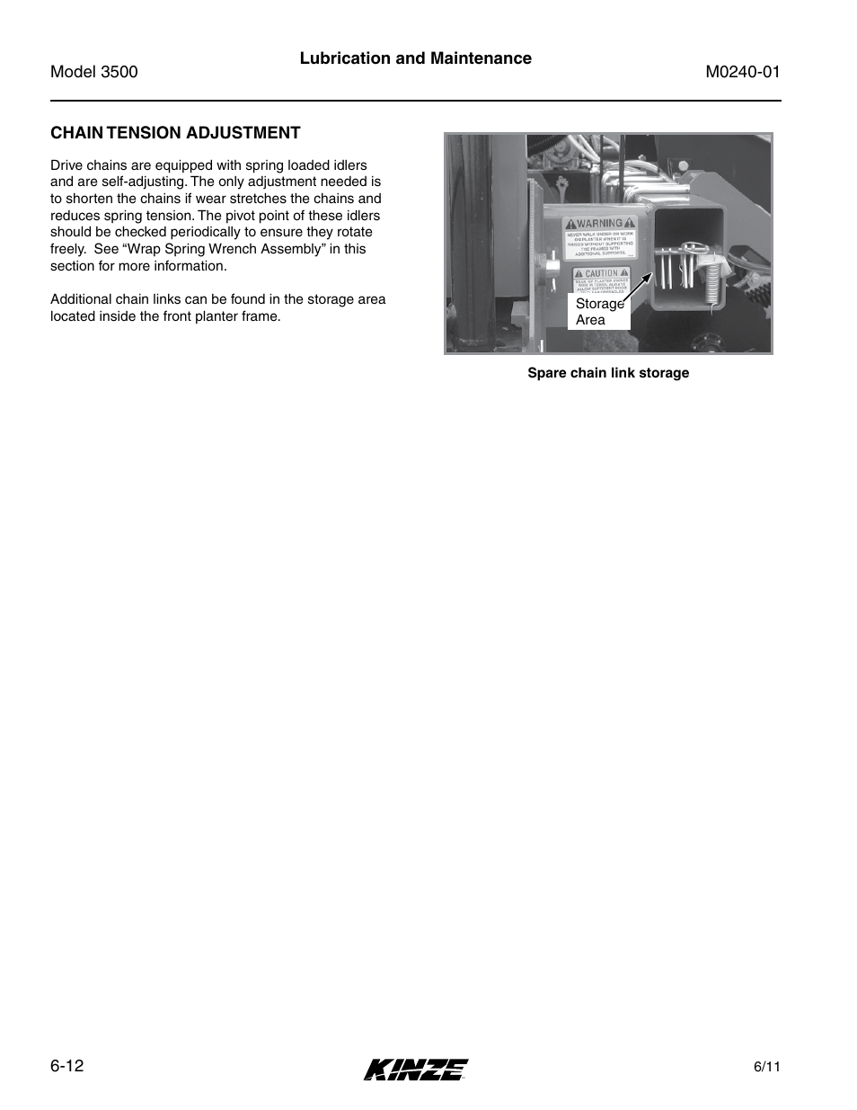 Kinze 3500 Lift and Rotate Planter Rev. 7/14 User Manual | Page 108 / 140