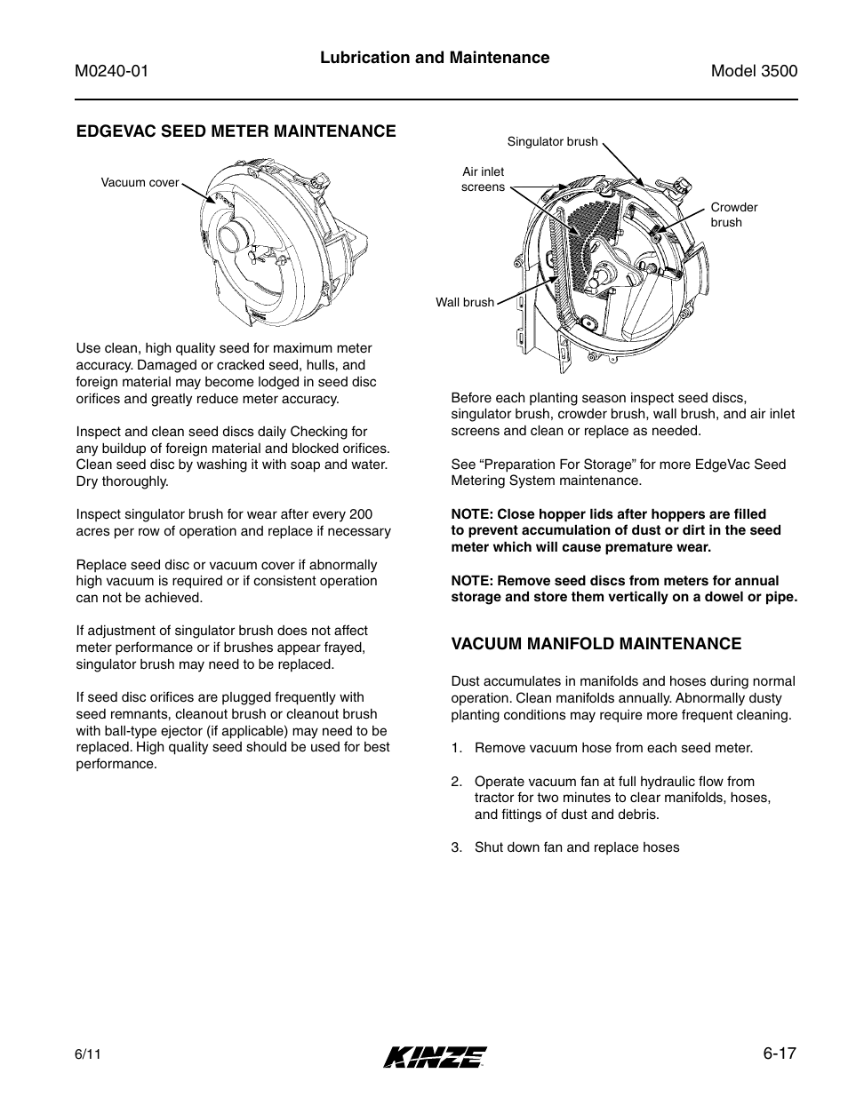 Kinze 3500 Lift and Rotate Planter Rev. 7/14 User Manual | Page 113 / 140