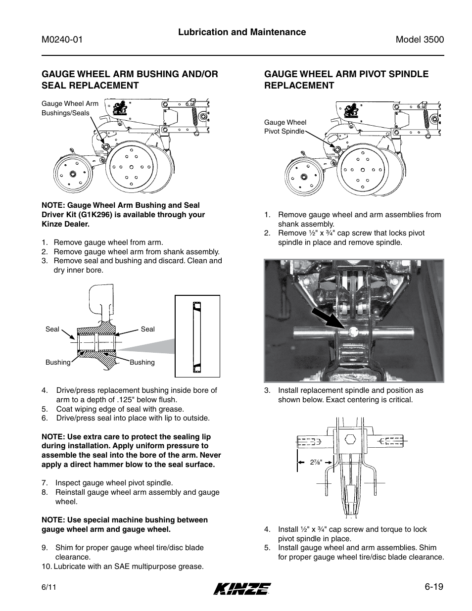 Kinze 3500 Lift and Rotate Planter Rev. 7/14 User Manual | Page 115 / 140