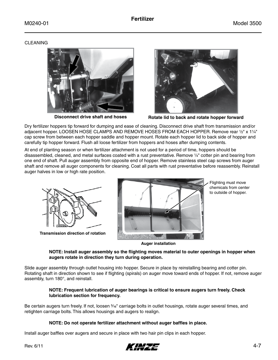 Kinze 3500 Lift and Rotate Planter Rev. 7/14 User Manual | Page 67 / 140