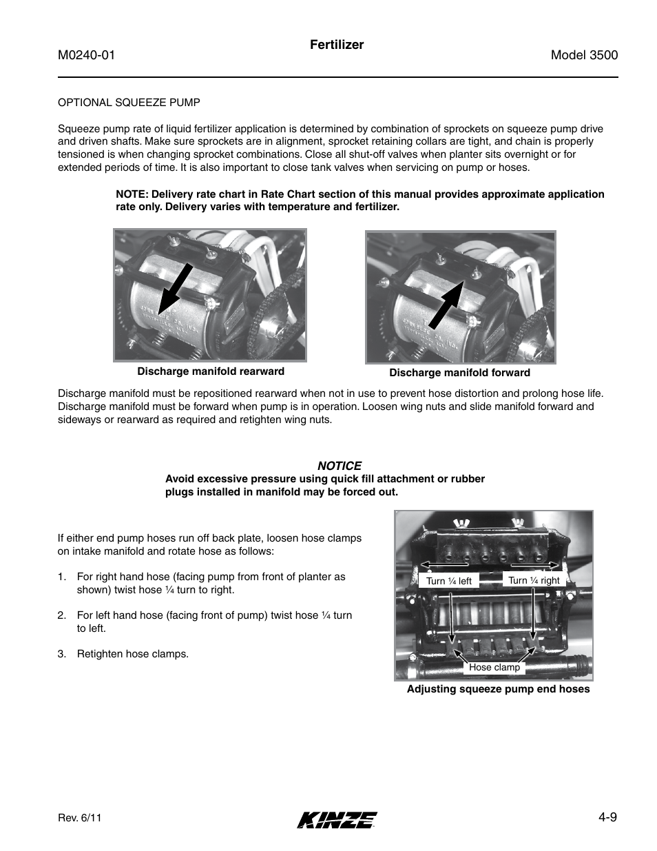 Kinze 3500 Lift and Rotate Planter Rev. 7/14 User Manual | Page 69 / 140