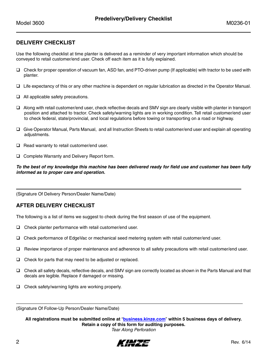 Kinze 3600 Lift and Rotate Planter Rev. 7/14 User Manual | Page 4 / 172