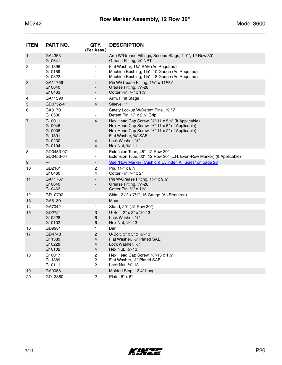 Kinze 3600 Lift and Rotate Planter Rev. 6/14 User Manual | Page 23 / 40
