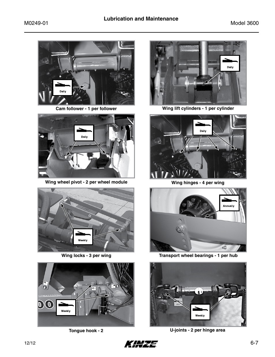 Kinze 3600 Lift and Rotate Planter (70 CM) Rev. 5/14 User Manual | Page 111 / 158