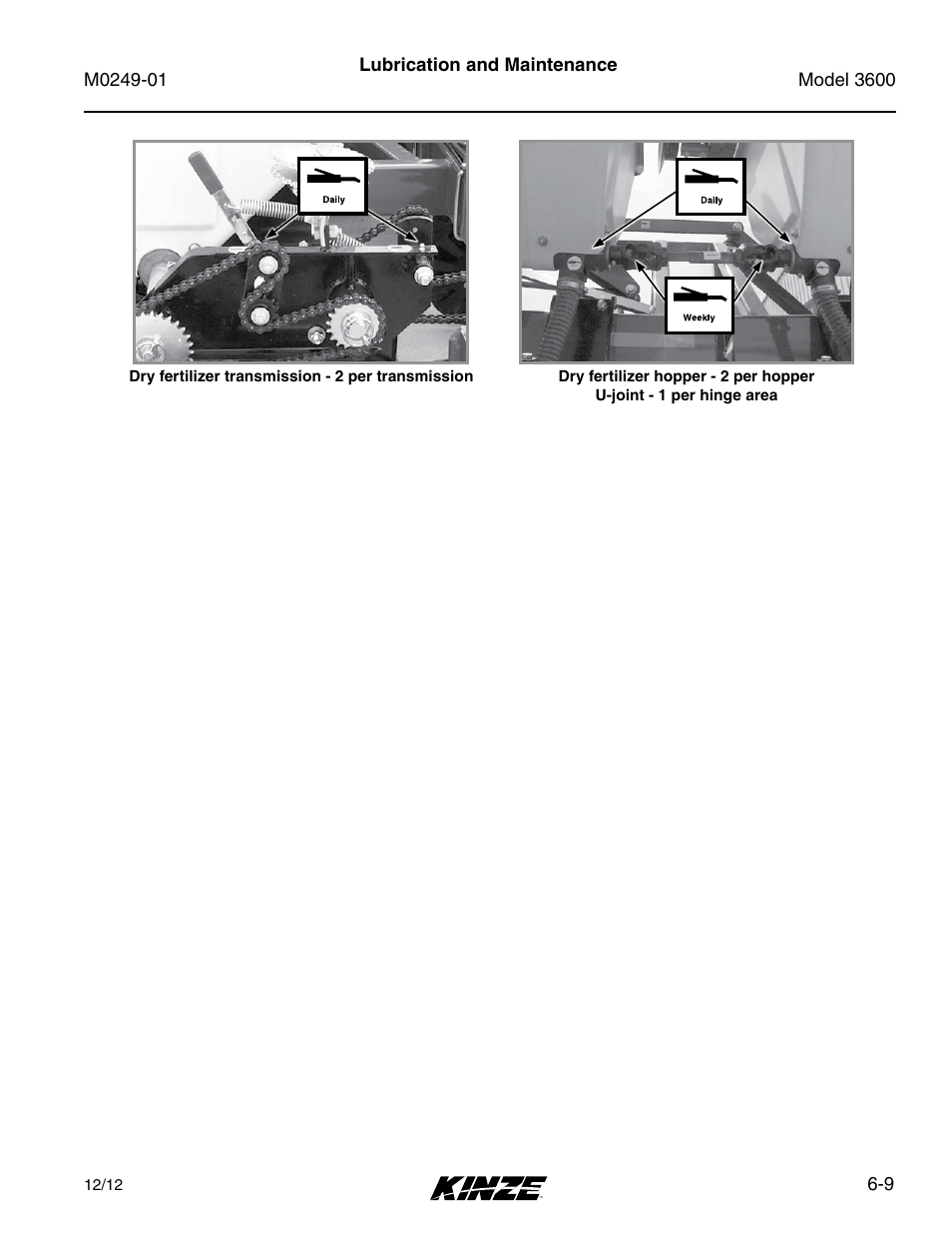 Kinze 3600 Lift and Rotate Planter (70 CM) Rev. 5/14 User Manual | Page 113 / 158