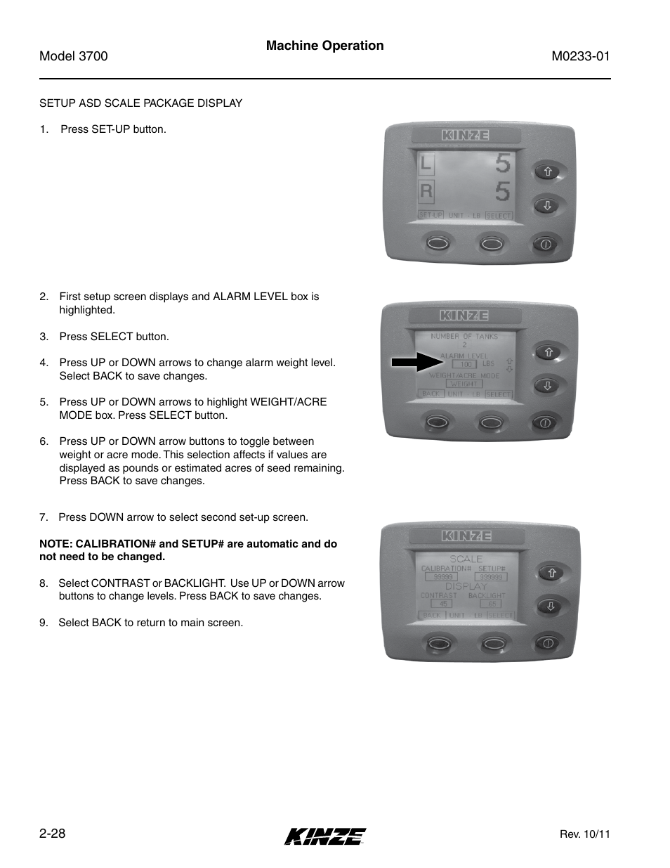 Kinze 3700 Front Folding Planter Rev. 7/14 User Manual | Page 38 / 172