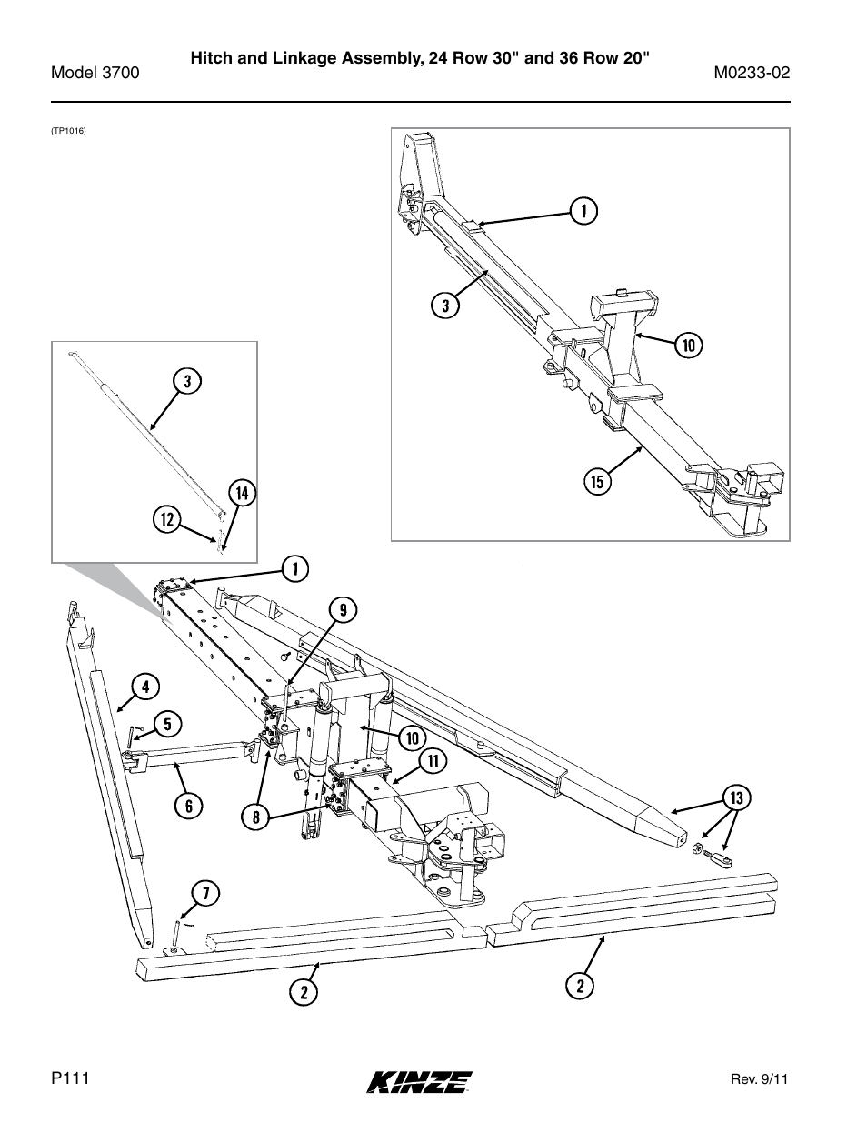 Kinze 3700 Front Folding Planter Rev. 6/14 User Manual | Page 114 / 284