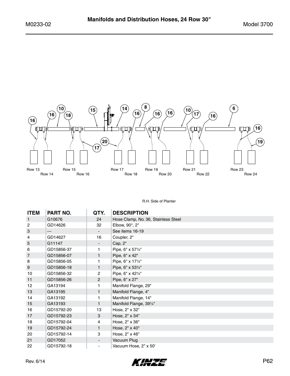 Kinze 3700 Front Folding Planter Rev. 6/14 User Manual | Page 65 / 284
