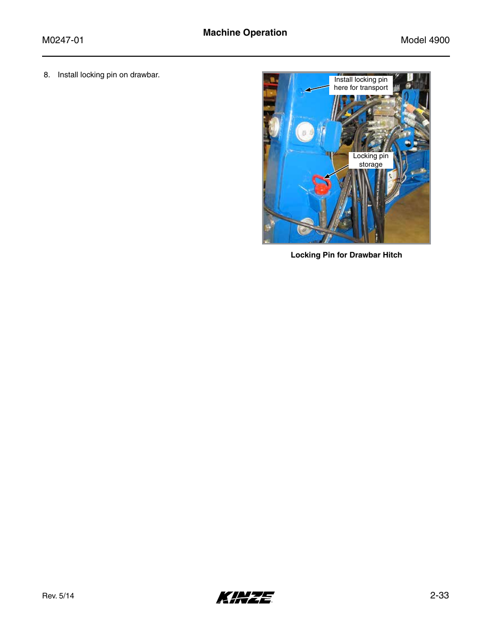 Kinze 4900 Front Folding Planter Rev. 5/14 User Manual | Page 45 / 132
