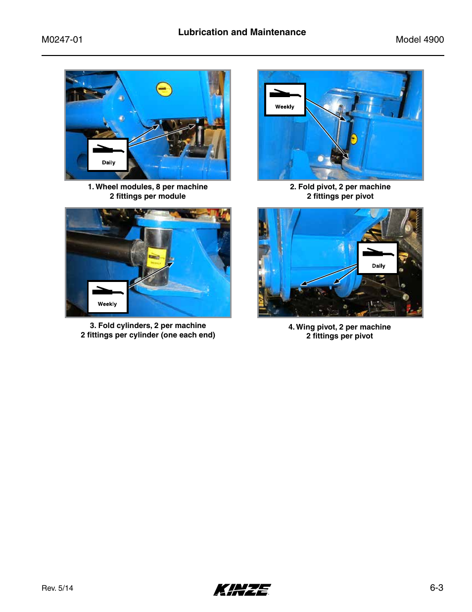 Kinze 4900 Front Folding Planter Rev. 5/14 User Manual | Page 85 / 132