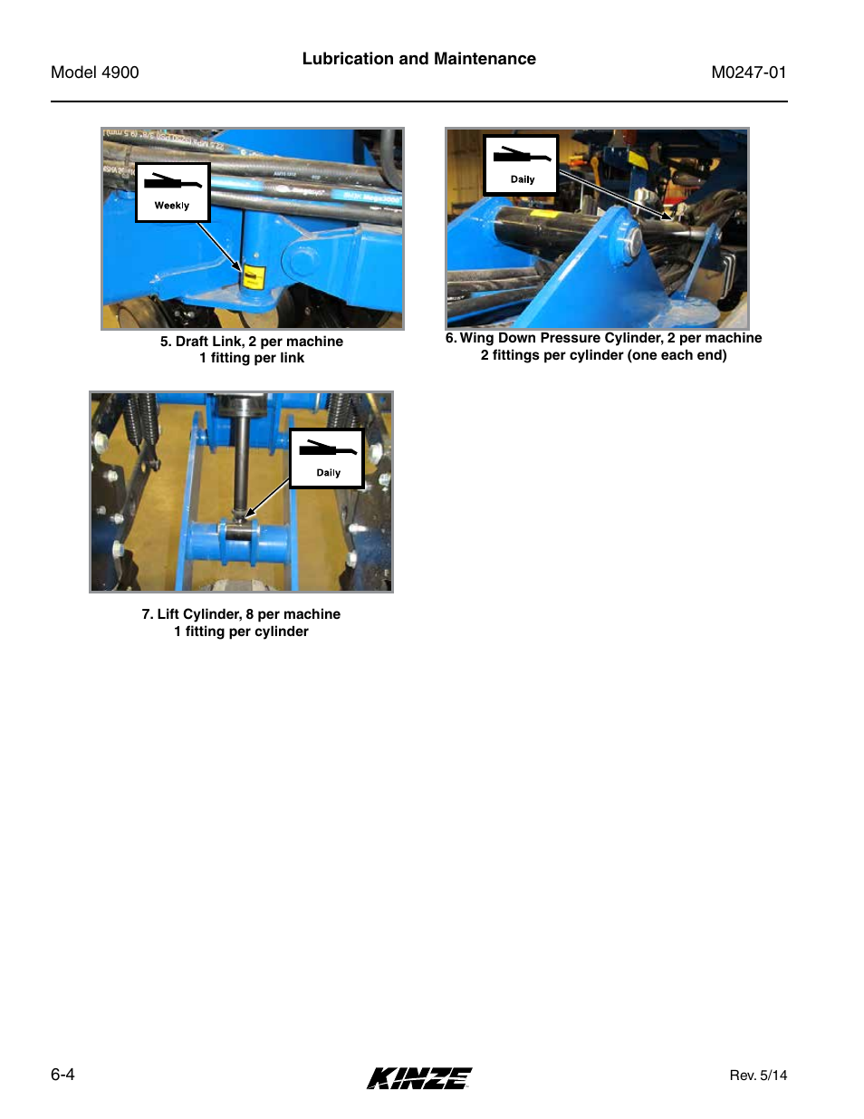Kinze 4900 Front Folding Planter Rev. 5/14 User Manual | Page 86 / 132