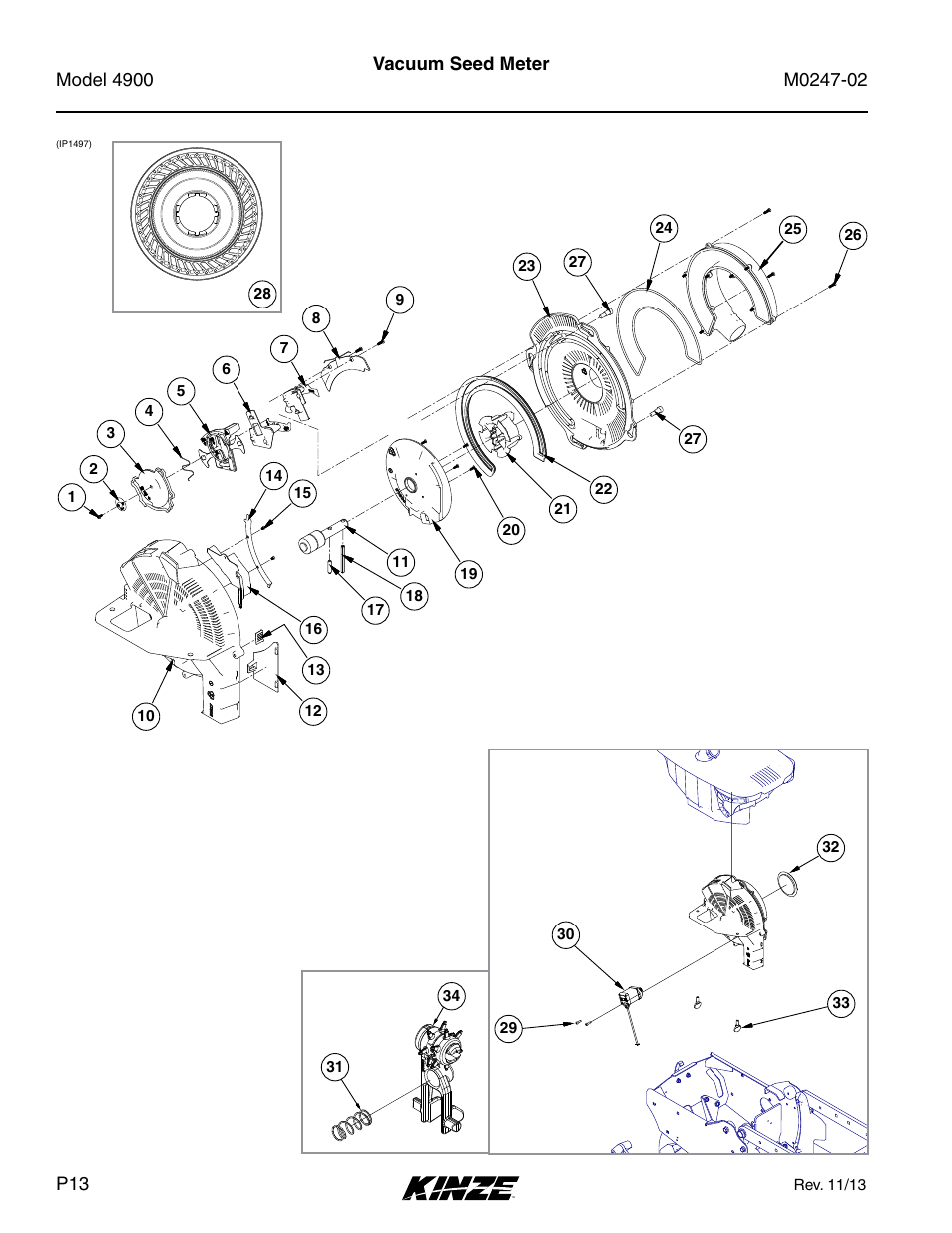 Vacuum seed meter | Kinze 4900 Front Folding Planter Rev. 3/14 User Manual | Page 16 / 280