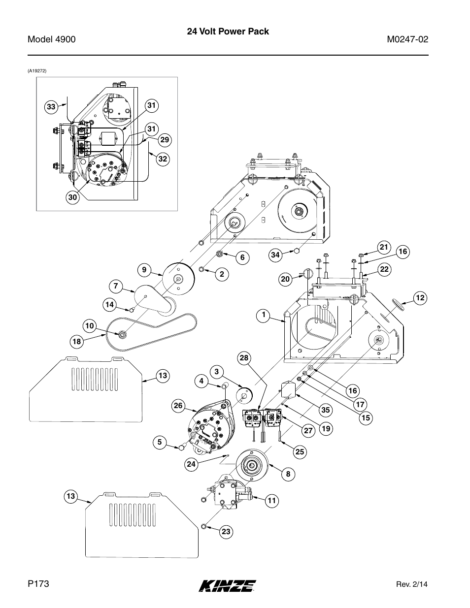 24 volt power pack | Kinze 4900 Front Folding Planter Rev. 3/14 User Manual | Page 176 / 280