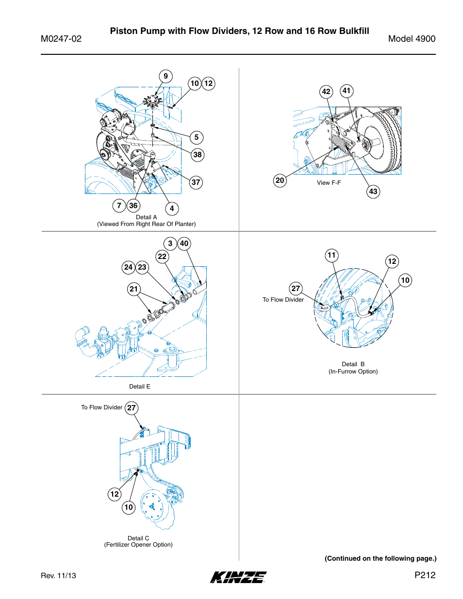 P212 | Kinze 4900 Front Folding Planter Rev. 3/14 User Manual | Page 215 / 280