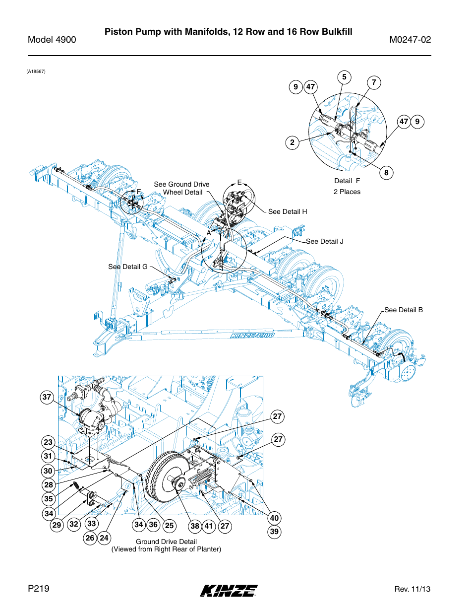 Kinze 4900 Front Folding Planter Rev. 3/14 User Manual | Page 222 / 280