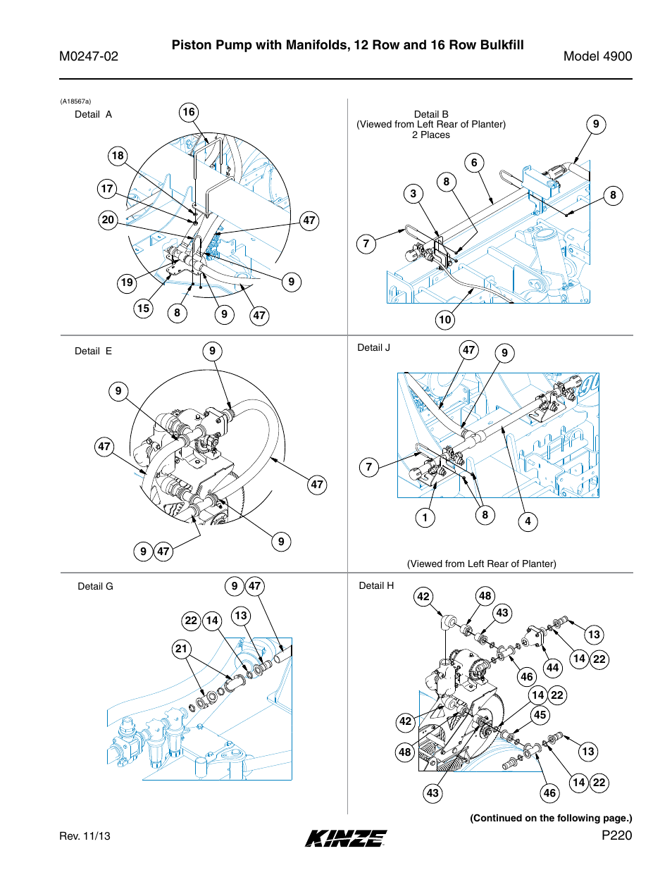 Kinze 4900 Front Folding Planter Rev. 3/14 User Manual | Page 223 / 280