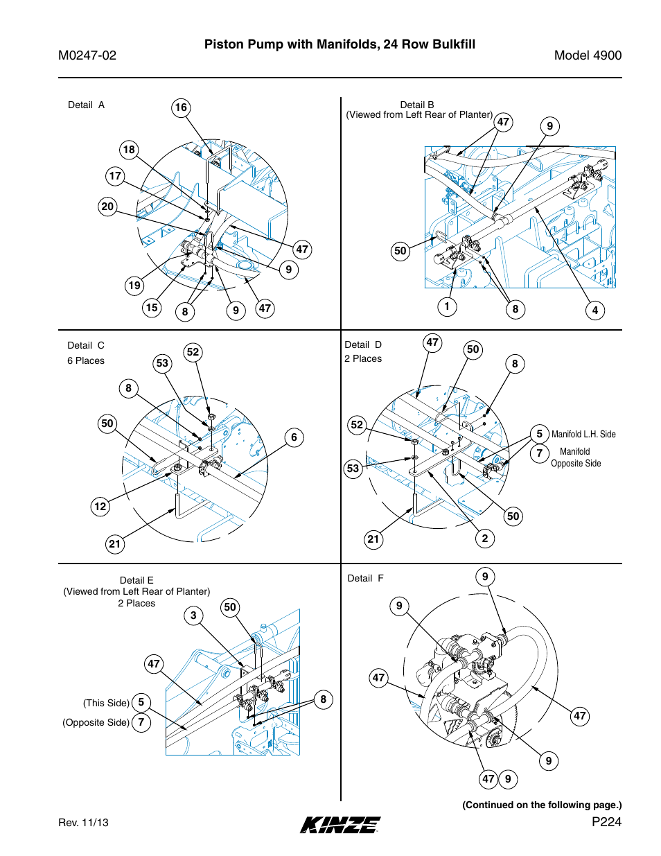Kinze 4900 Front Folding Planter Rev. 3/14 User Manual | Page 227 / 280