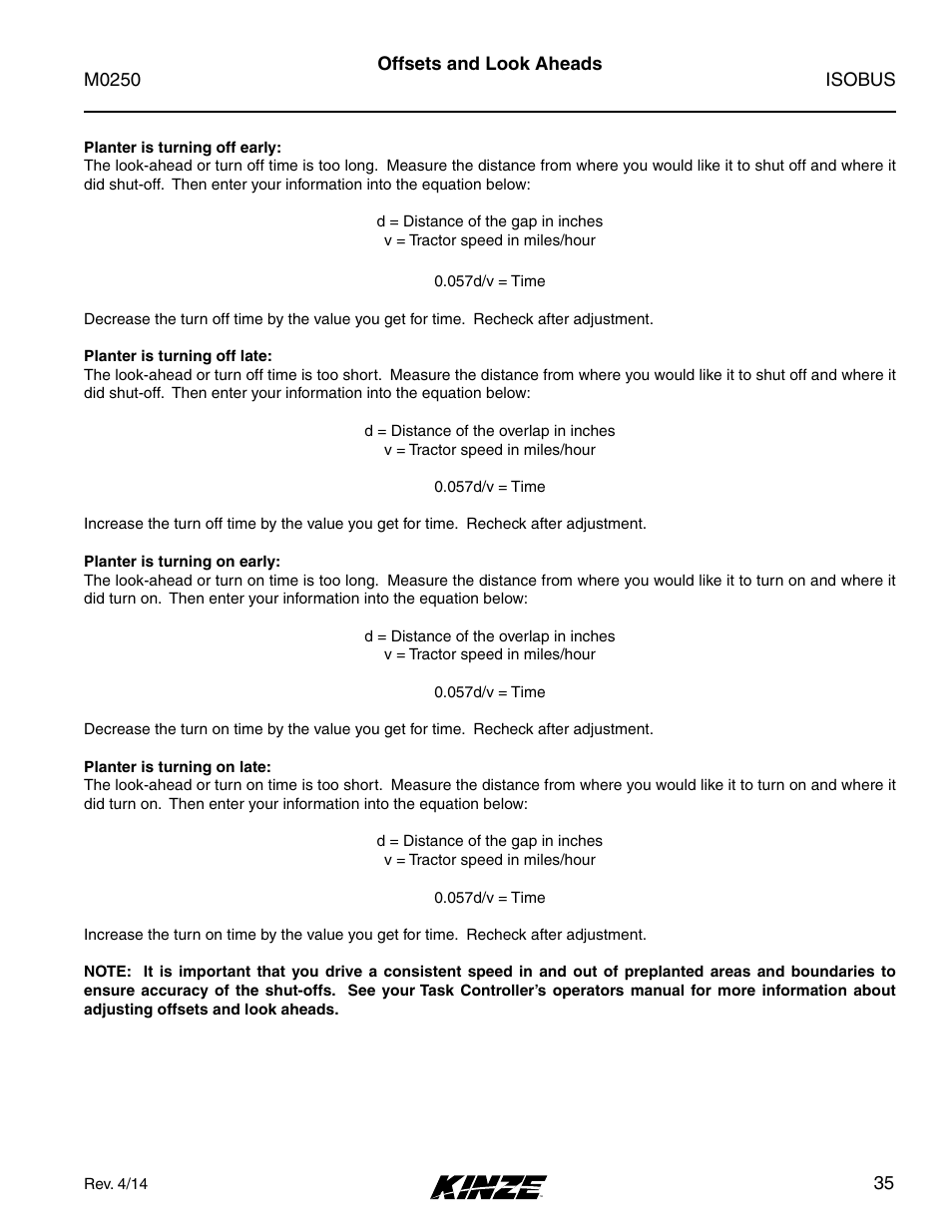 Kinze ISOBUS Electronics Package (4900) Rev. 4/14 User Manual | Page 39 / 60