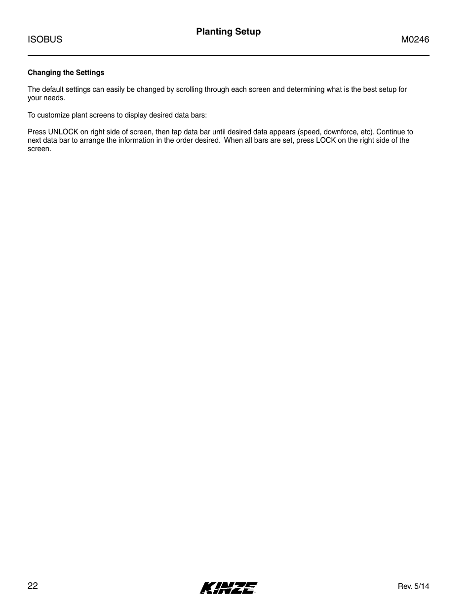 Kinze ISOBUS Electronics Package (3000 Series) Rev. 5/14 User Manual | Page 28 / 46