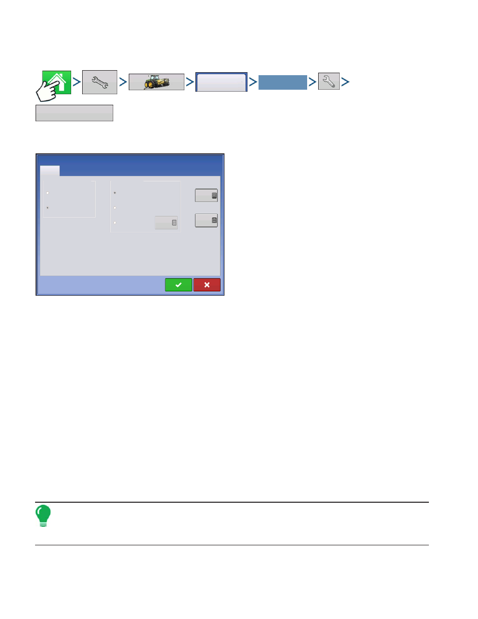 Automatic autoswath control, Utomatic, Wath | Ontrol | Kinze Ag Leader Integra User Manual | Page 176 / 350