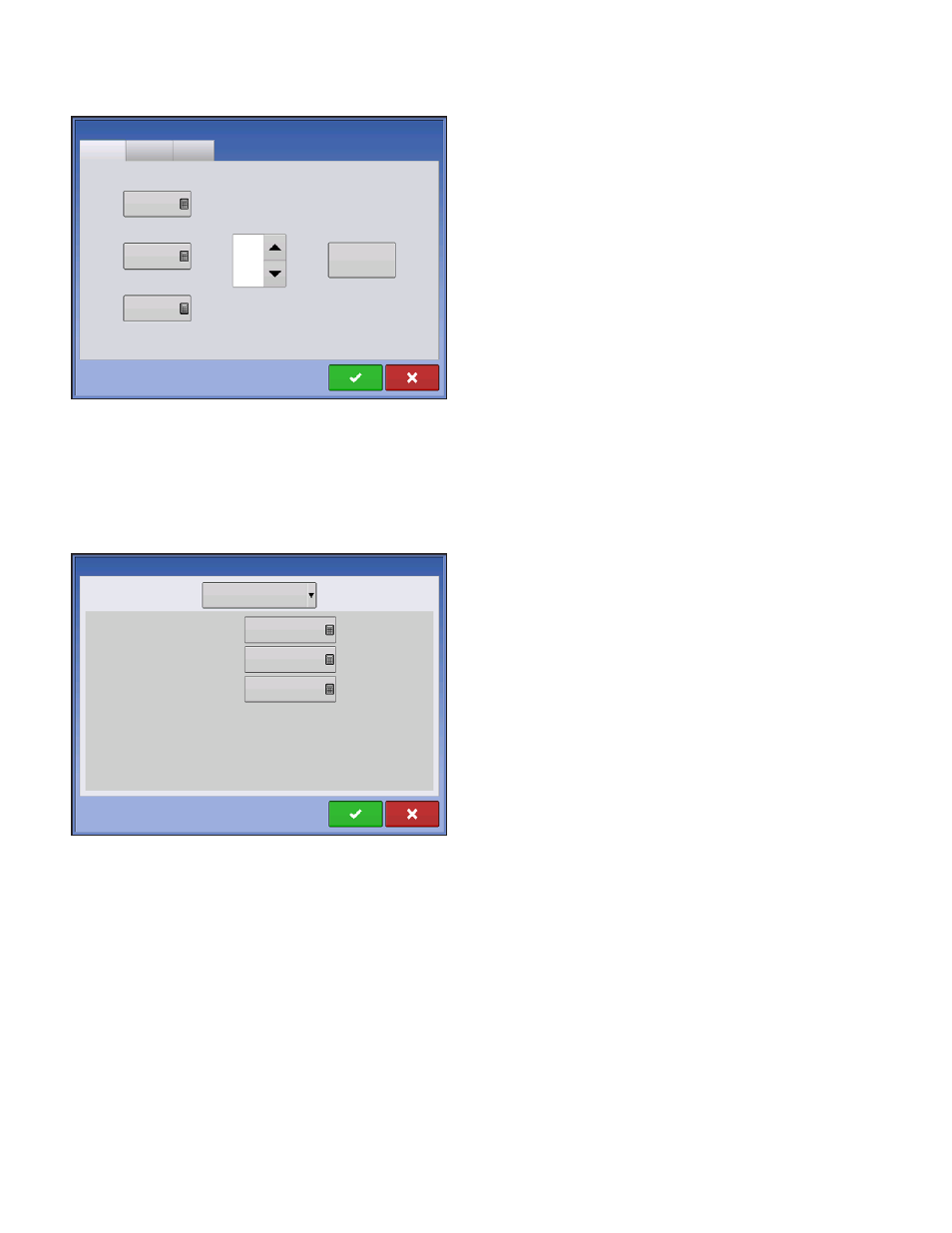 Channel tab settings, Control valve settings - pwm | Kinze Ag Leader Integra User Manual | Page 180 / 350