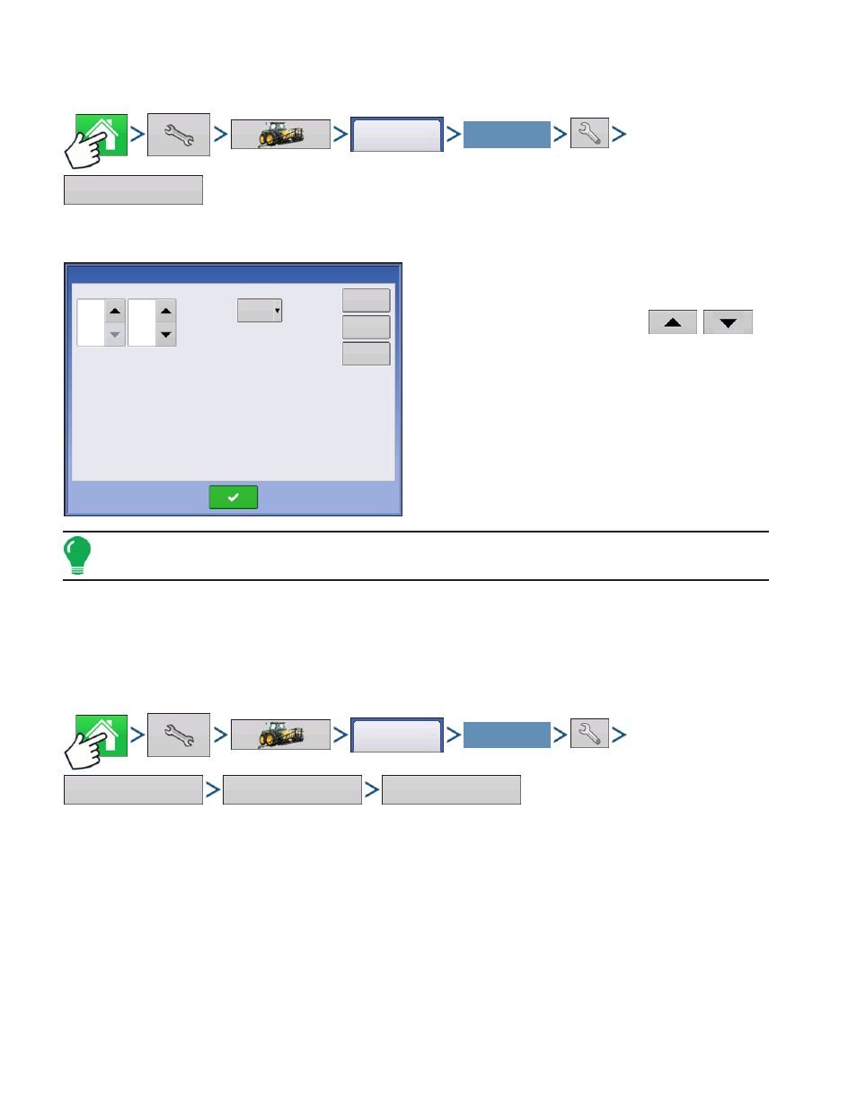 Seed monitor setup, Autoconfig procedure, Onitor | Etup | Kinze Ag Leader Integra User Manual | Page 206 / 350