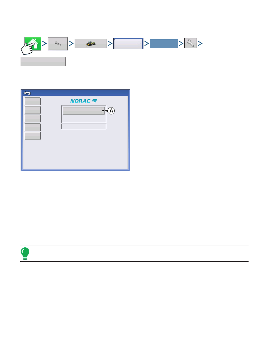 Setup configuration, Etup, Onfiguration | Kinze Ag Leader Integra User Manual | Page 286 / 350