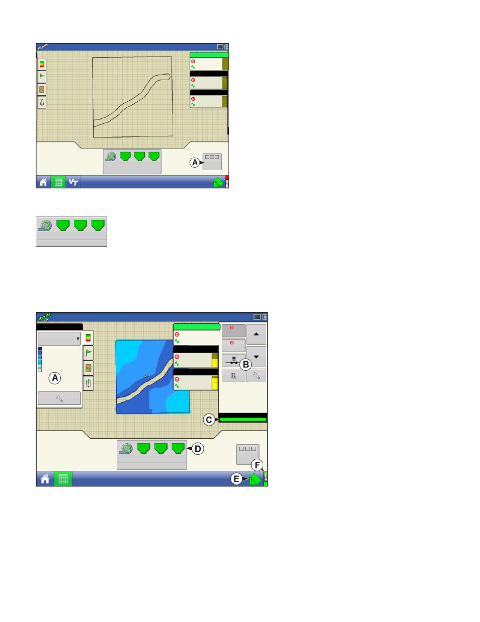 Run time operations, Strip-till (three-bin configuration), Trip | Hree, Onfiguration, Perations | Kinze Ag Leader Integra User Manual | Page 316 / 350