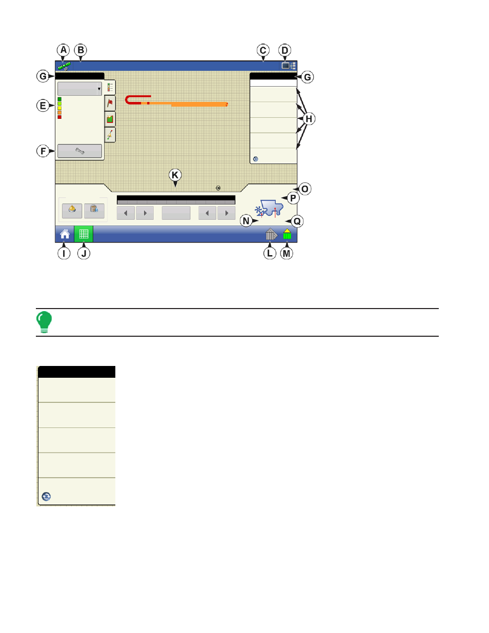 Harvest status items, Arvest, Tatus | Tems | Kinze Ag Leader Integra User Manual | Page 330 / 350