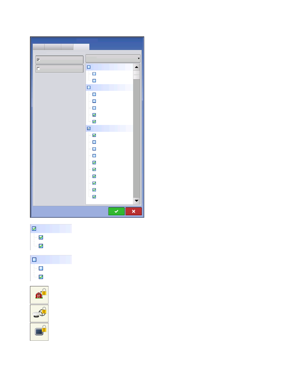 Custom permission, Etup, Anagement | Kinze Ag Leader Integra User Manual | Page 57 / 350