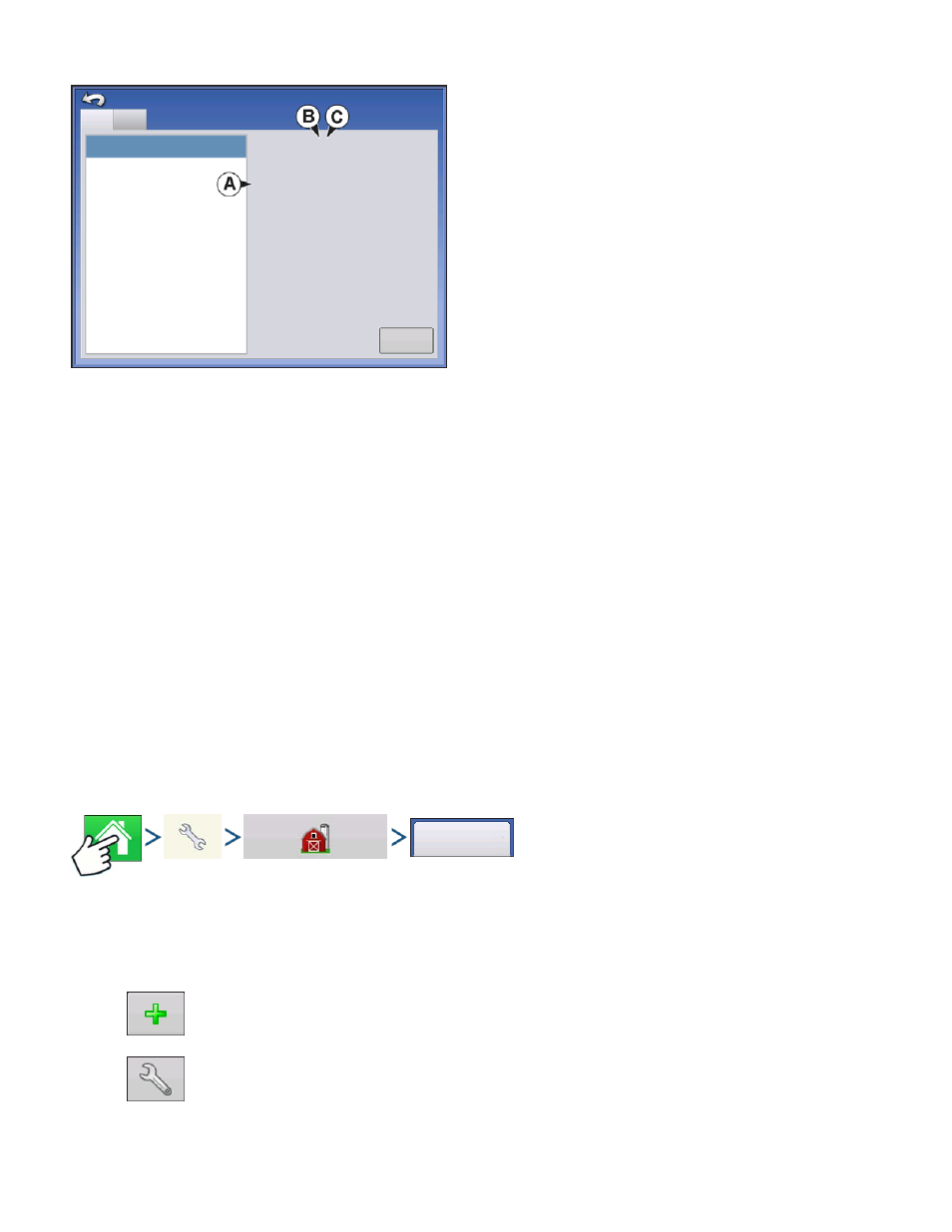 Businesses tab, Usinesses tab | Kinze Ag Leader Integra User Manual | Page 60 / 350