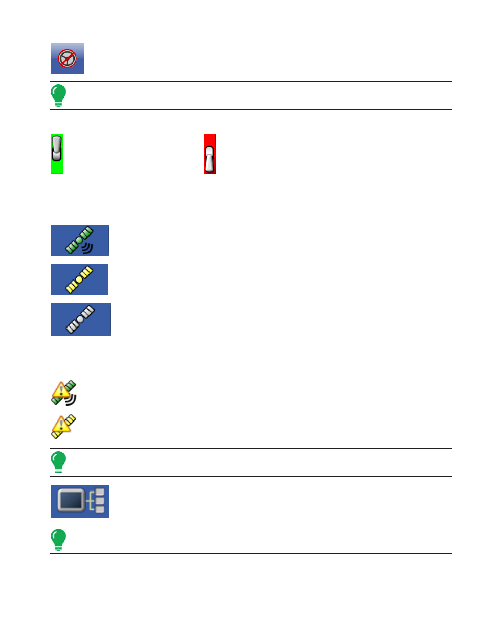 Gps signal indicator, Gps s, Ignal | Ndicator | Kinze Ag Leader Integra User Manual | Page 69 / 350