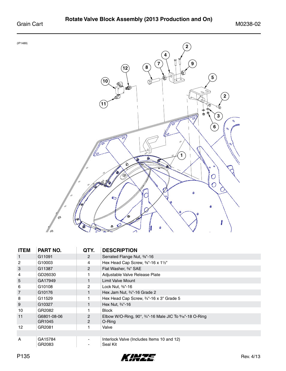Kinze Grain Carts Rev. 4/14 User Manual | Page 138 / 176