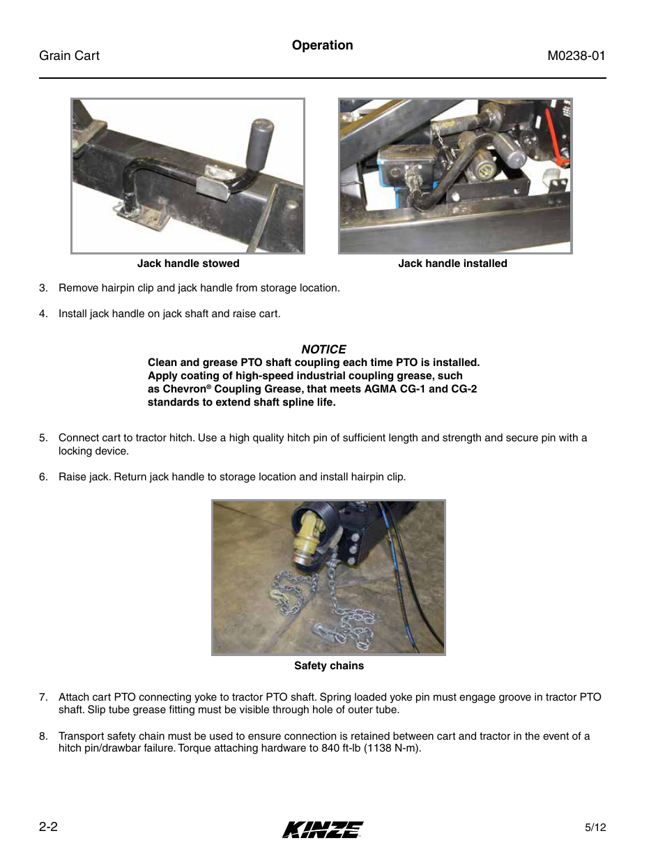Kinze Grain Carts Rev. 7/14 User Manual | Page 16 / 70