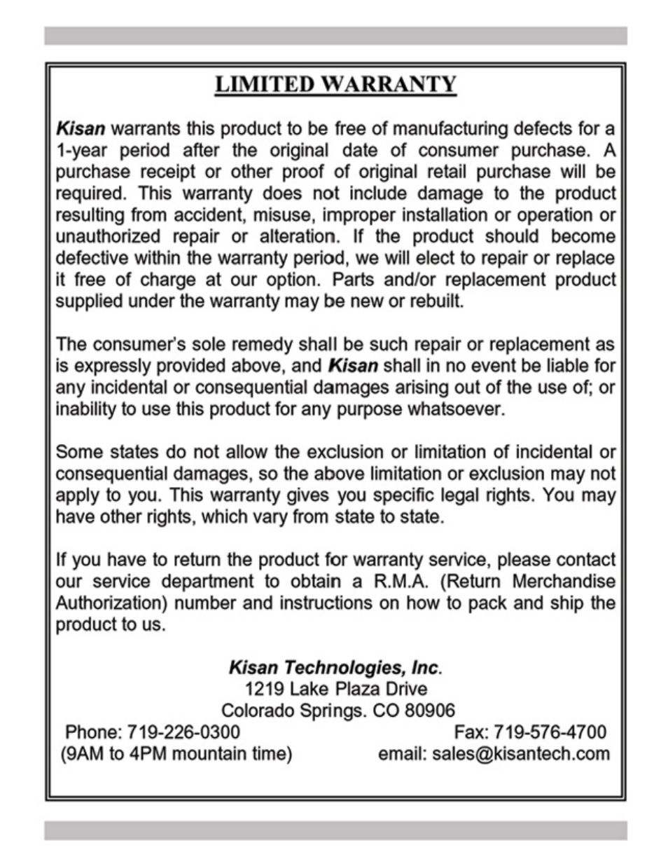 Kisan Electronics SN-3M User Manual | Page 2 / 42