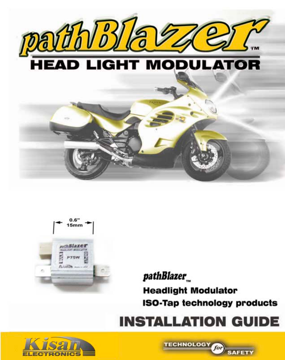 Kisan Electronics P75W User Manual | 7 pages