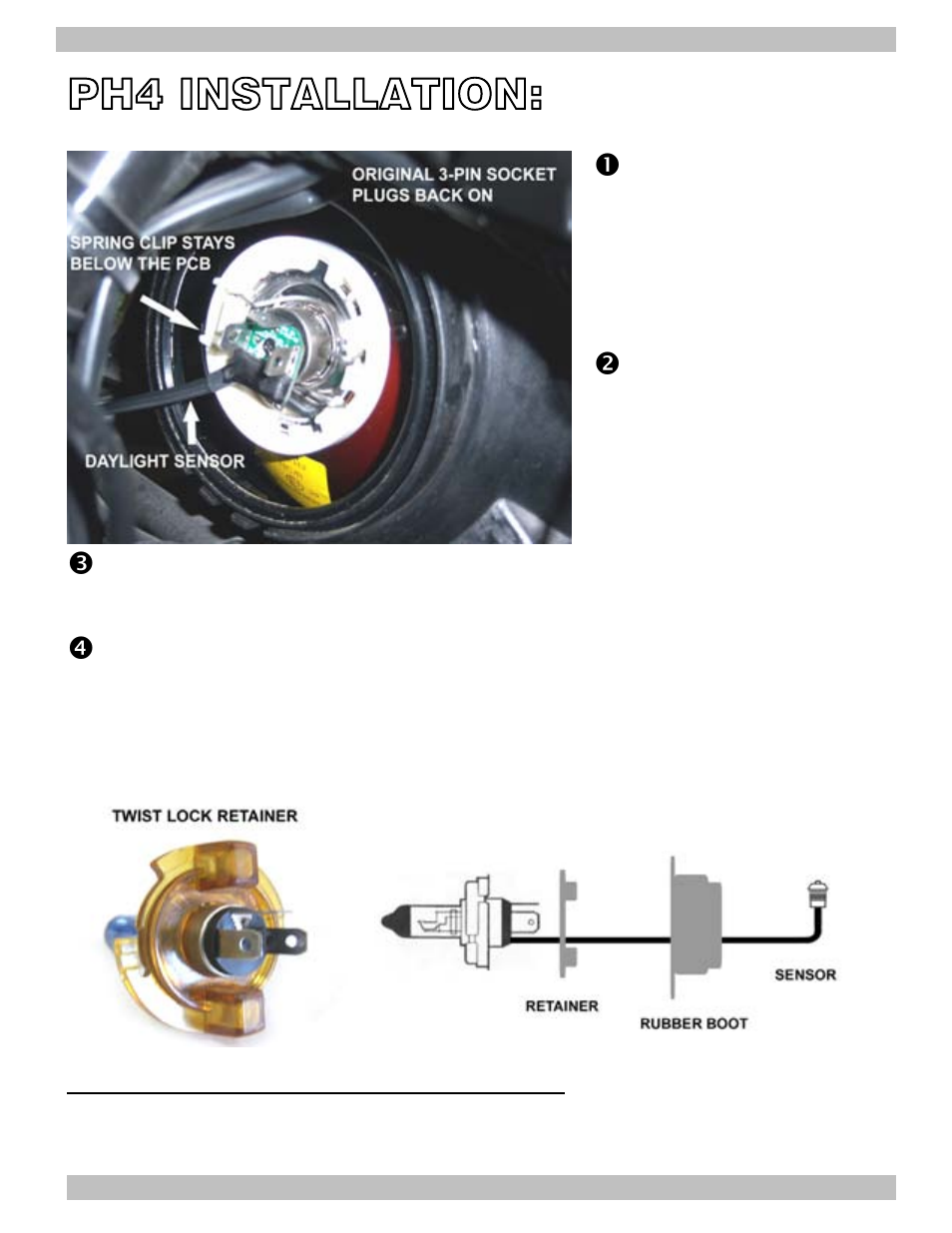 Ph4 installation | Kisan Electronics PH4 User Manual | Page 4 / 7