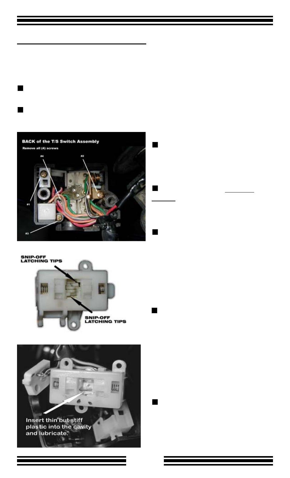 Slider activated latched switch | Kisan Electronics SN-5 User Manual | Page 32 / 38