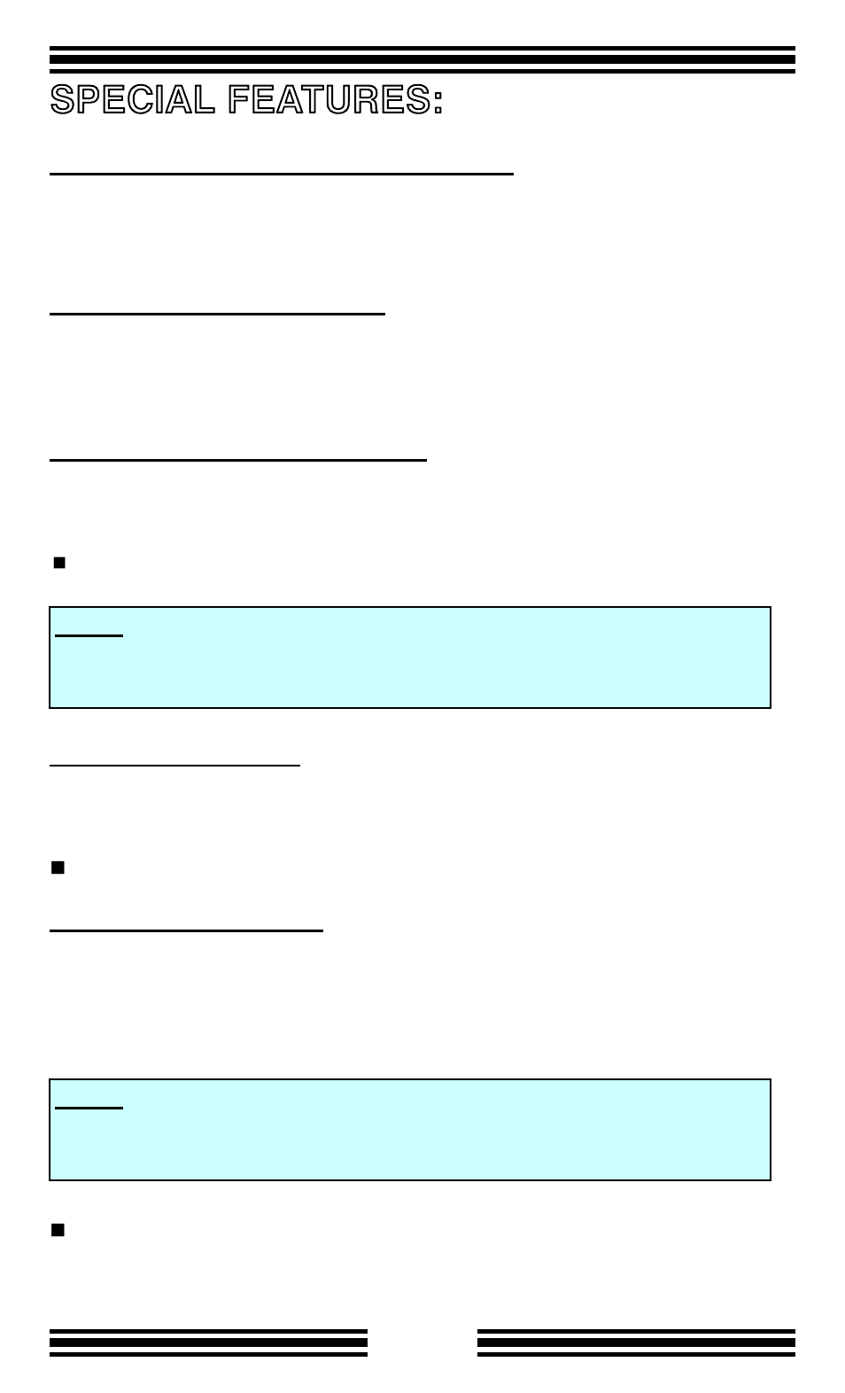 Special features, Single handlebar switch applications | Kisan Electronics SN-5 User Manual | Page 33 / 38