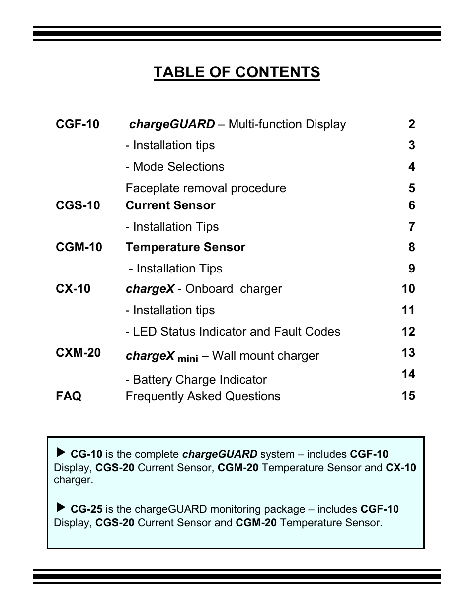 Kisan Electronics CG-10 User Manual | Page 3 / 18