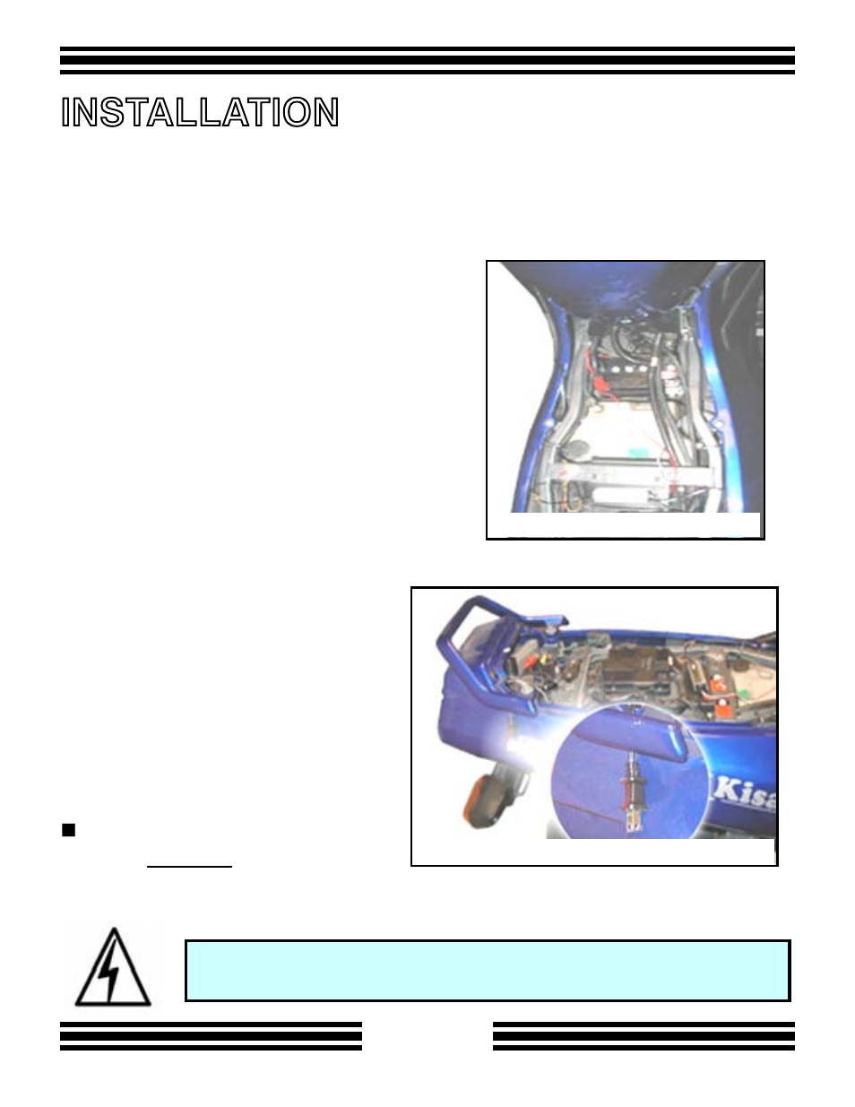 Installation | Kisan Electronics CX-10 User Manual | Page 15 / 20