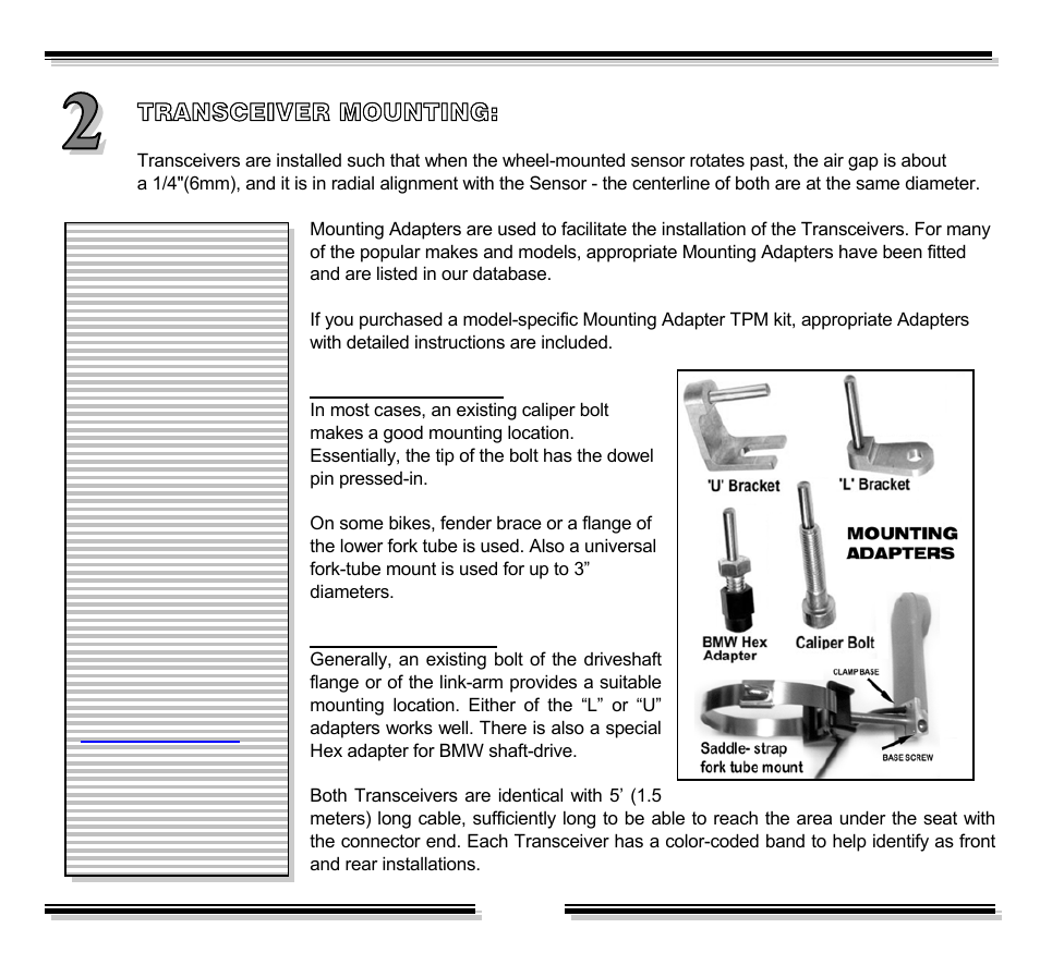 Transceiver mounting | Kisan Electronics TPM-60 User Manual | Page 10 / 18