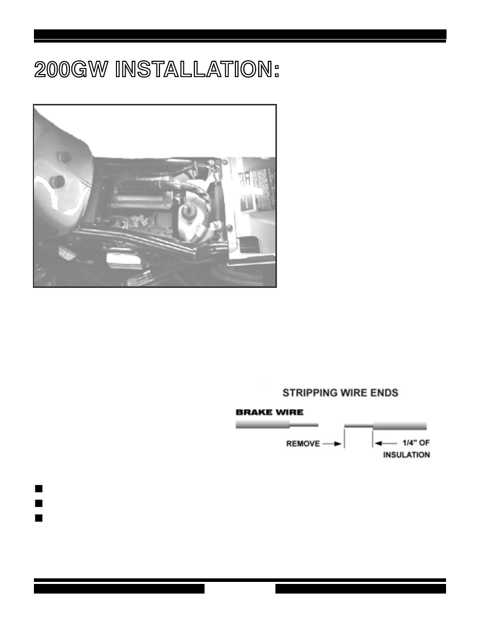 200gw installation | Kisan Electronics ManualtailBlazer User Manual | Page 15 / 30